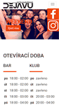 Mobile Screenshot of dejavuclub.cz